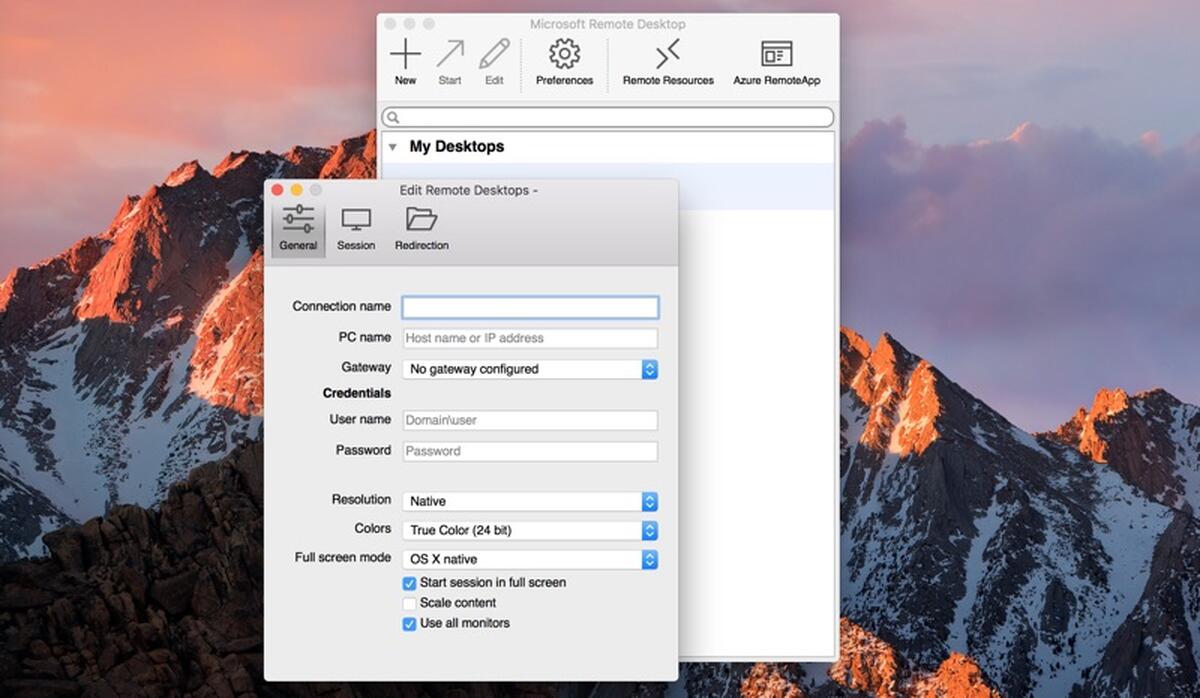 microsoft remote desktop for mac os x lion